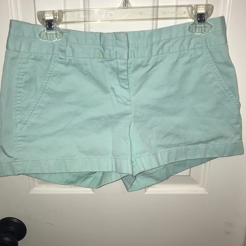 J crew mint shorts
